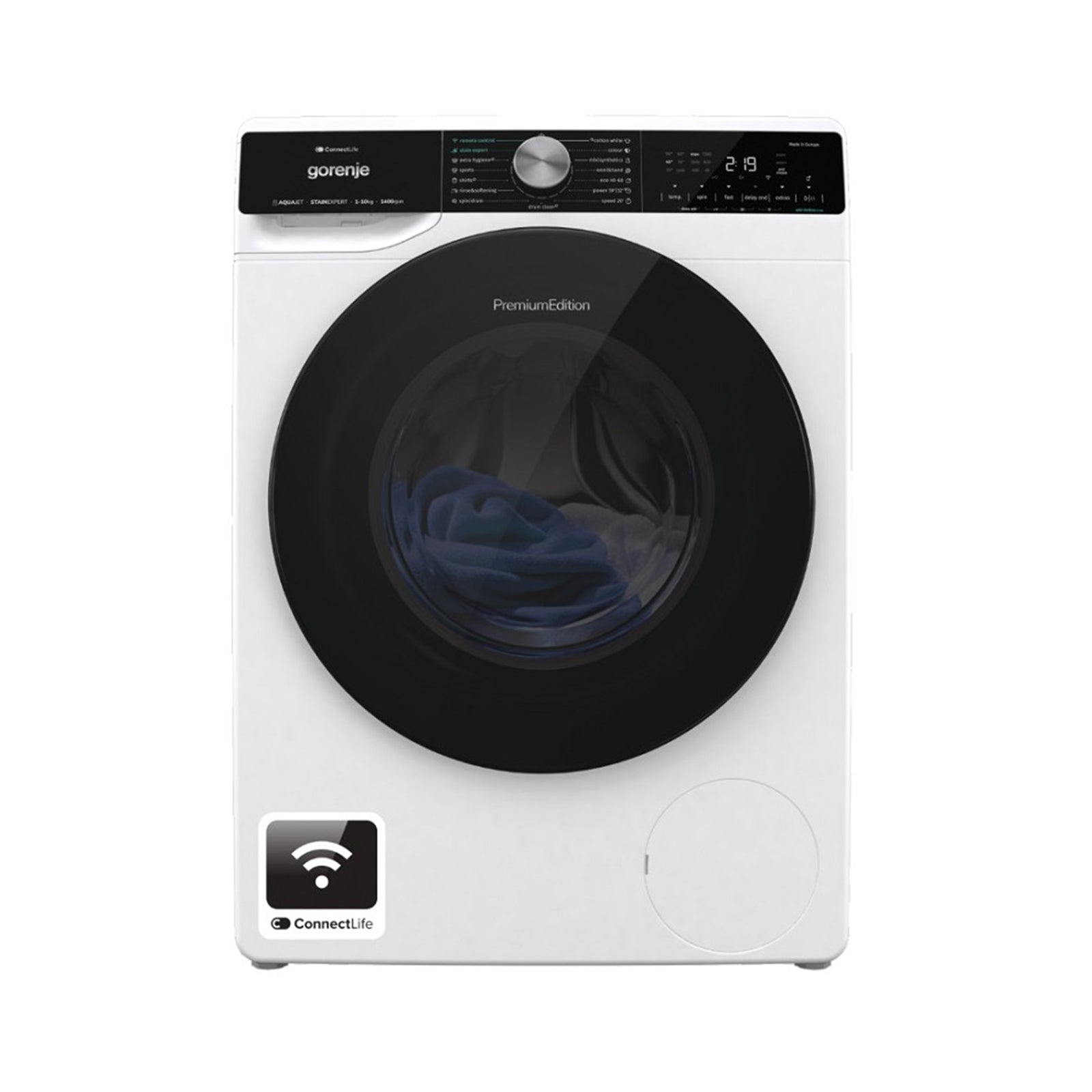 GORENJE Washer Front Load 10 KG 1400 RPM A-40% White GORENJE